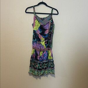Hale Bob silk tank mini dress Size Small